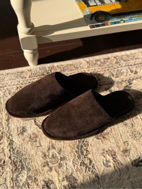 Beckett Simonon Suede Slip-On Mules